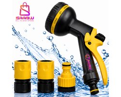 Tuinslang Sproeipistool 10 Sproeistanden – Verstelbare Tuinsproeier met Snelkoppelingen, Waterpistool voor Planten, Auto, Terras en Tuin – 82806