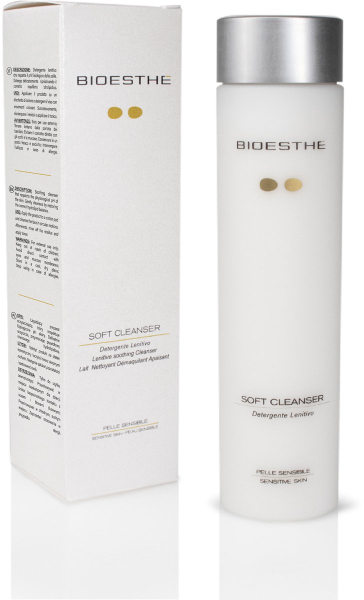 Soft Cleanser Sensitive skin -Bioesthe 200ml Made in Italy
