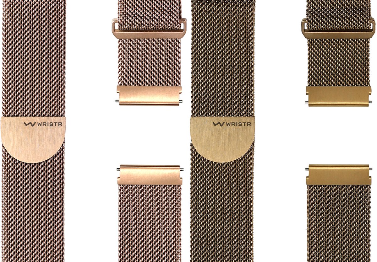 WRISTR Smartwatch-Armband (2-tlg. Set) Milanese