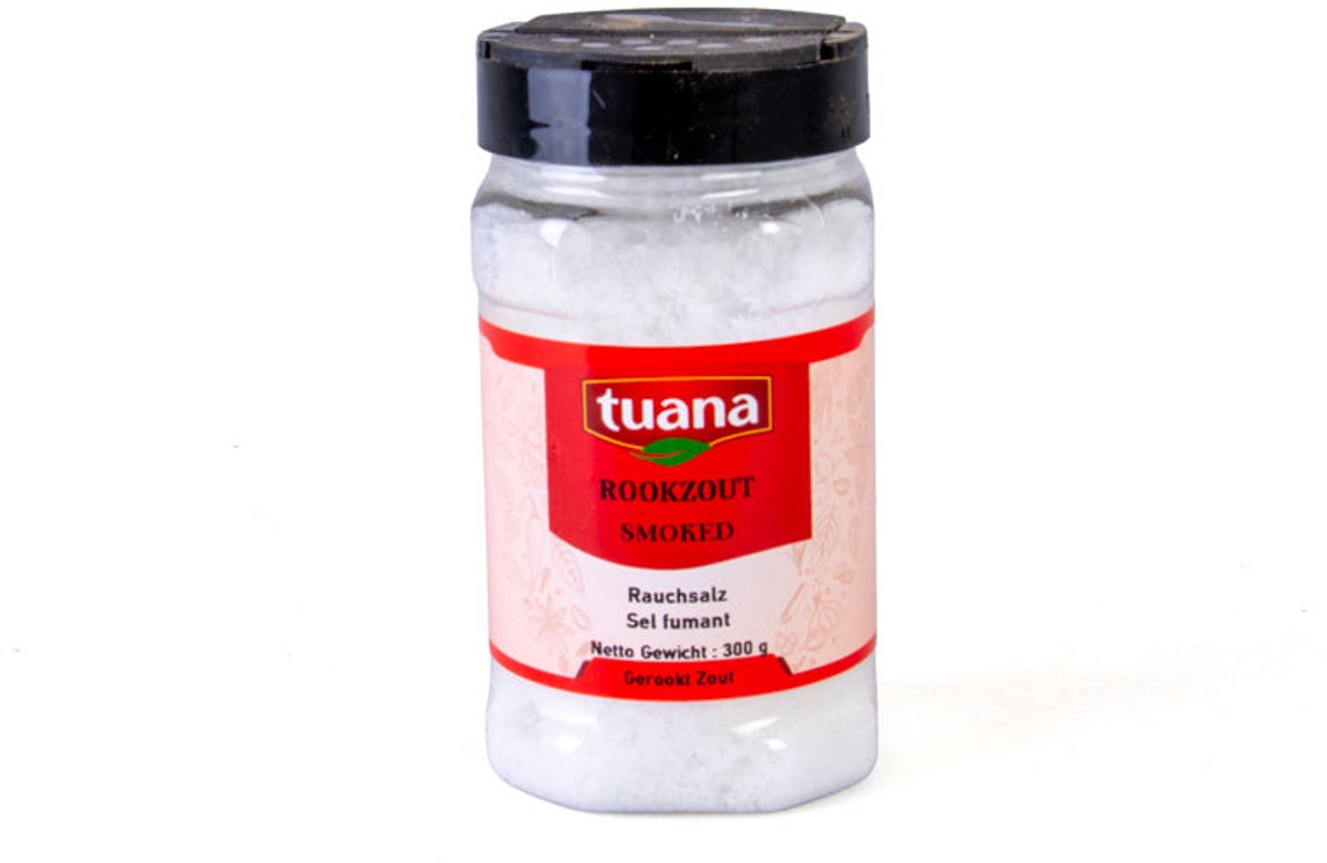 Tuana Kruiden - Rookzout - Gerookt Zout - Strooibus 300g - Tuanashop - MP-R-0005
