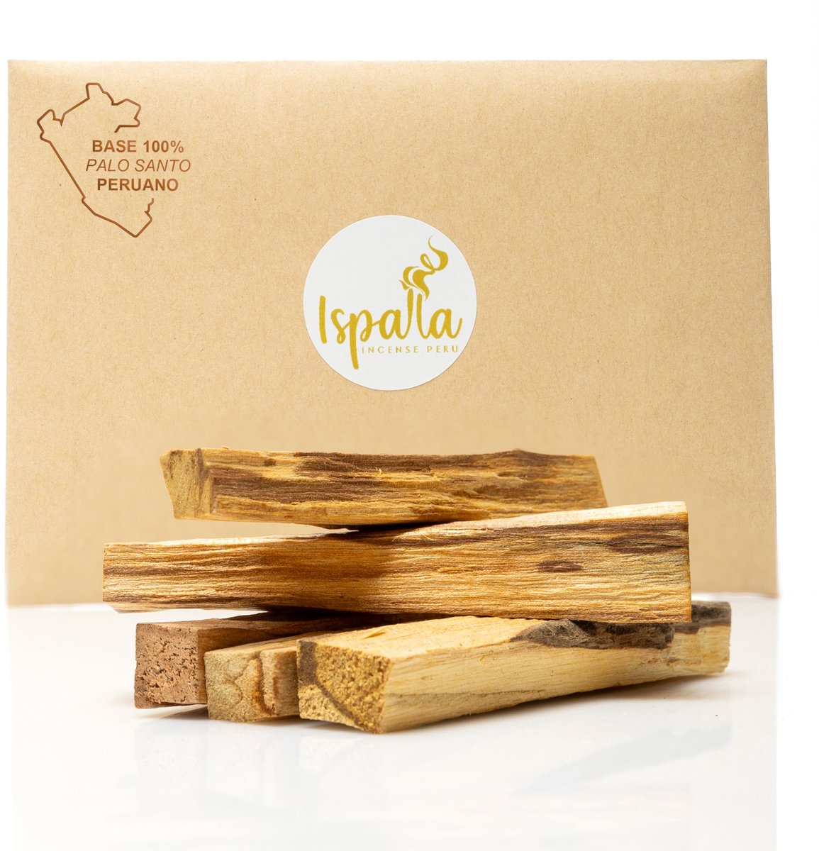 Palo Santo Hout 5 Stuks - Natuurlijk en Handgemaakt uit Peru voor Energie Reiniging
