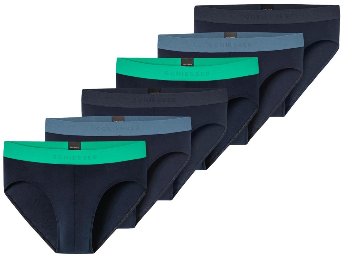 Schiesser Heren rio-slip / onderbroek 6 pack 95/5 Cotton