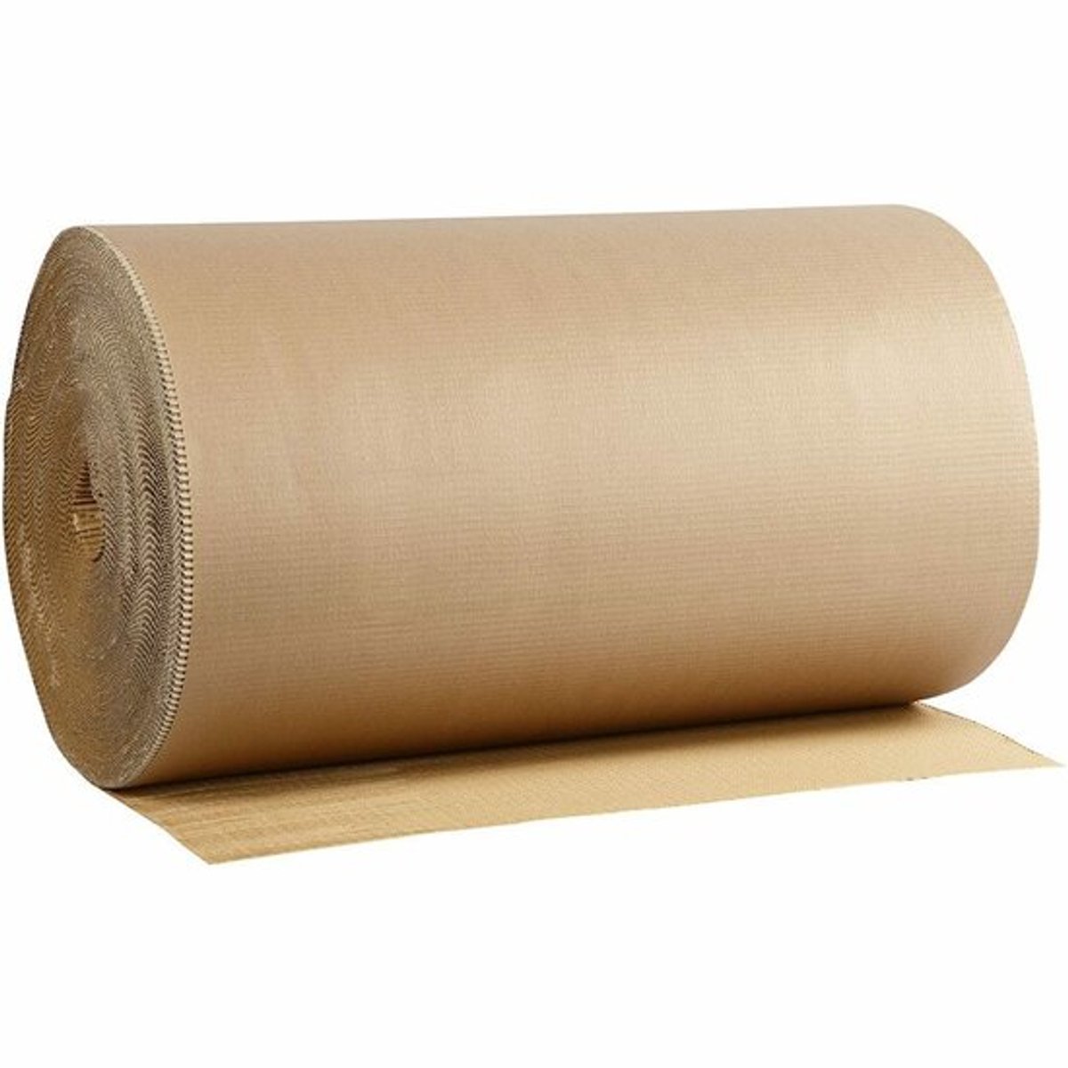 Ribbelkarton op rol bruin | Golfkarton 70 cm breed | 70 meter | 2x1 rol