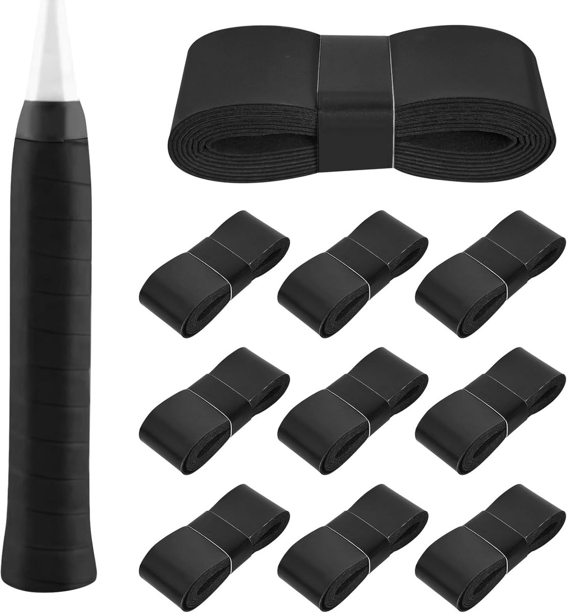 Multicolore Overgrip Tape voor Rackets - 10 Stuks, Antislip Badminton en Tennis Grip, Ideaal voor Squash en Sportgebruik