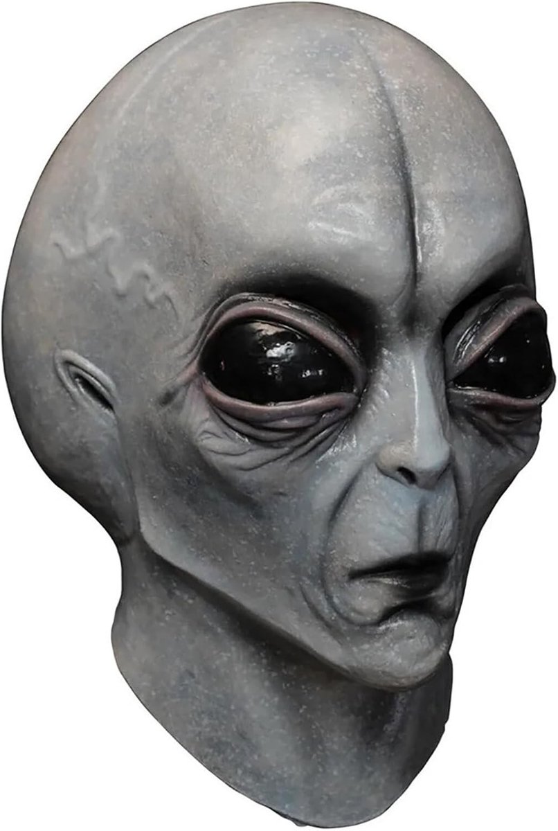 Realistische Alien Hoofdbedekking van Latex voor Carnaval, Halloween en Cosplay Feesten - Perfecte Kostuumaccessoire