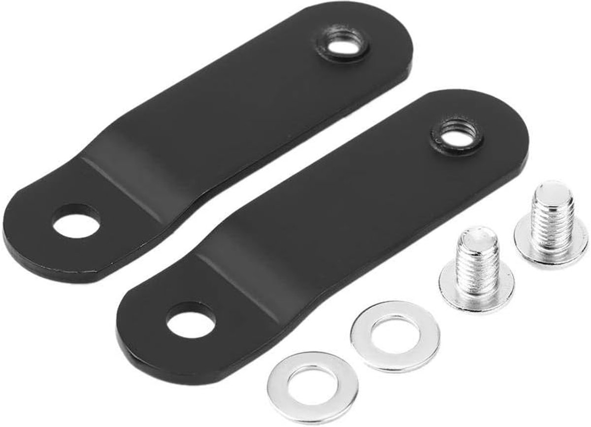SnelShoppen - KIMISS Motorfiets Tanklift Kit voor Harley Davidson XL 1995-2010, Verhoogt Voorzijde Tank 2.56 Inch, Zwart, Stabiele Verbinding, Eenvoud