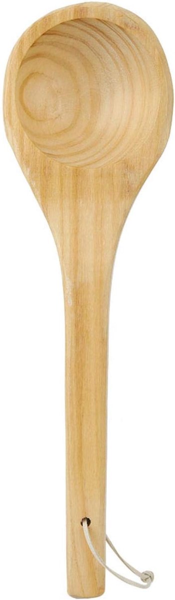 SnelShoppen - Handgemaakte Houten Lepel, Sauna Water Dipper met Houten Handvat, Draagbare Lepel voor Thee, Soep, Water en Sauna, Perfect voor Thuis en