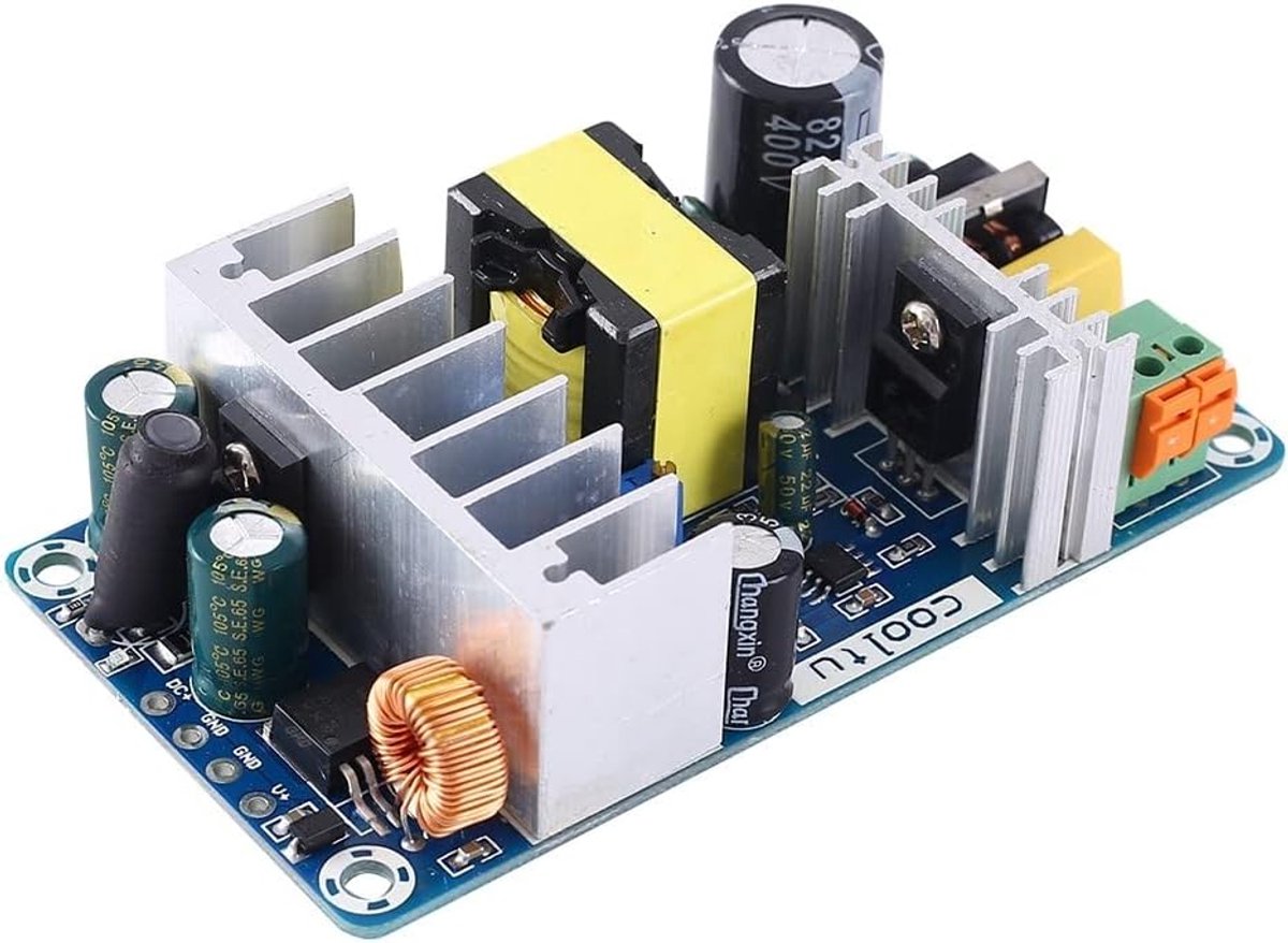 SnelShoppen - Converter module AC-DC, 110V 220V naar 12V 24V 36V, 100W, dual-module, regelbaar, efficiënte voeding voor industriële toepassingen