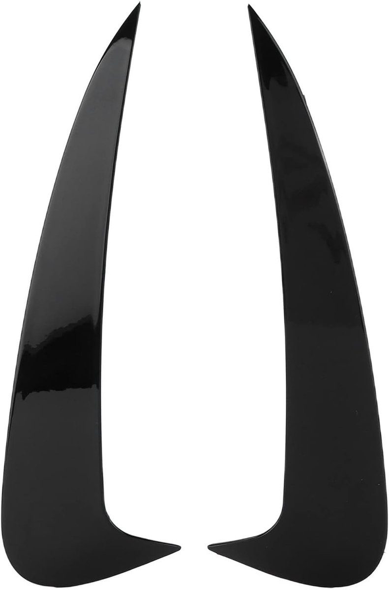 SnelShoppen - Achterbumper Zijkanten, Vervanging voor C Coupe C205 2015+, 2 Stuks, Beschermstrip, Frictiestrip, Zwart, Duurzaam ABS Materiaal