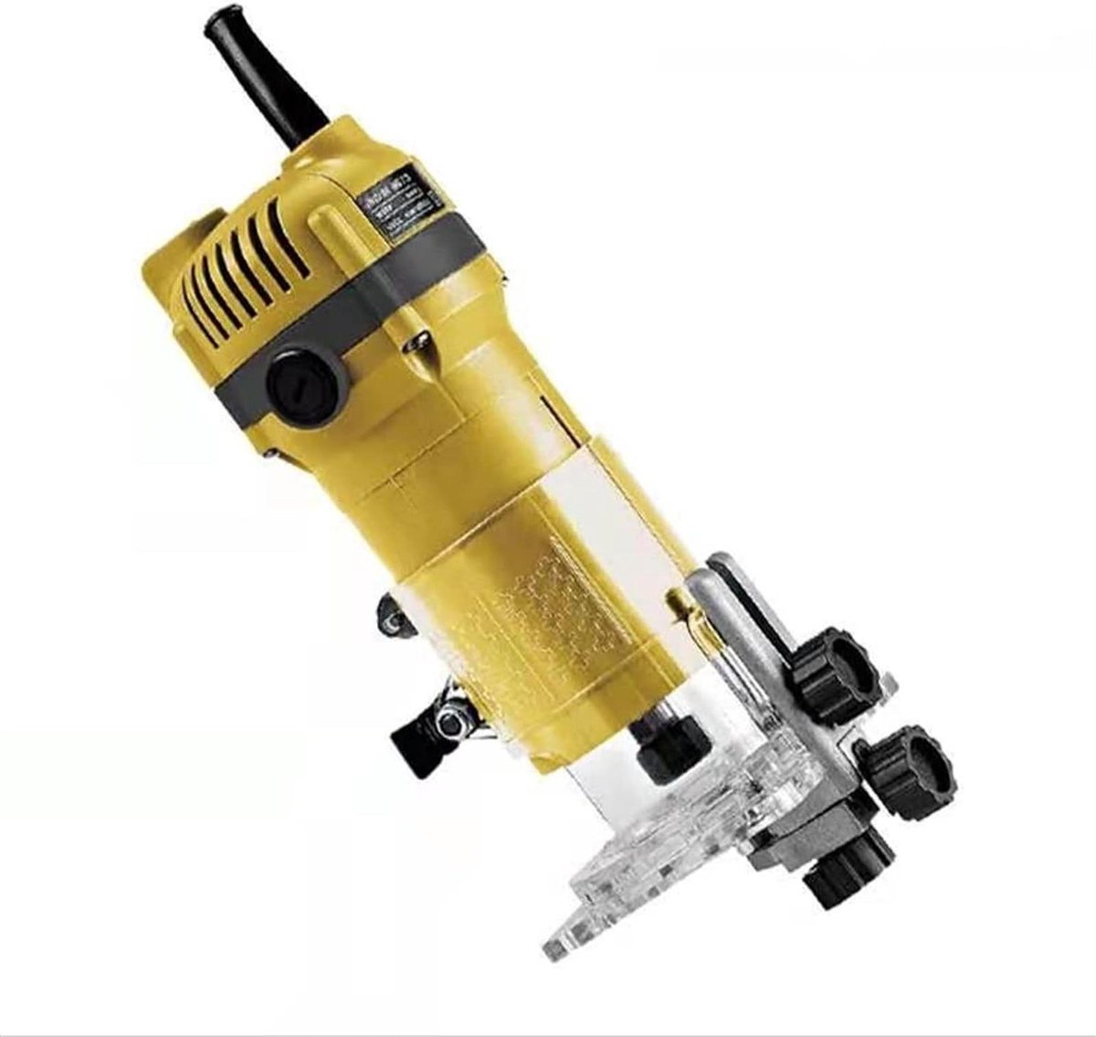 Hout Trimmer - Frezen Machine - Houtbewerking Precisie - Krachtige Motor - 6.35mm Spantang - Zilver