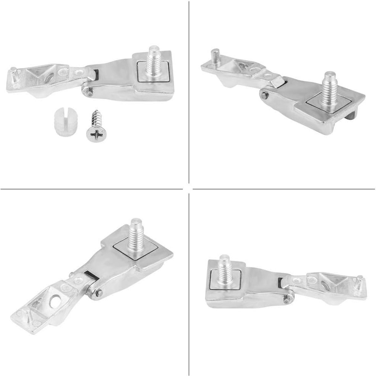 SnelShoppen - Deurhendel Scharnier Reparatie Kit voor Aluminium, Vervangset voor Rijder en Passagierszijde, Hoogwaardige Aftermarket Kwaliteit, Bespaa