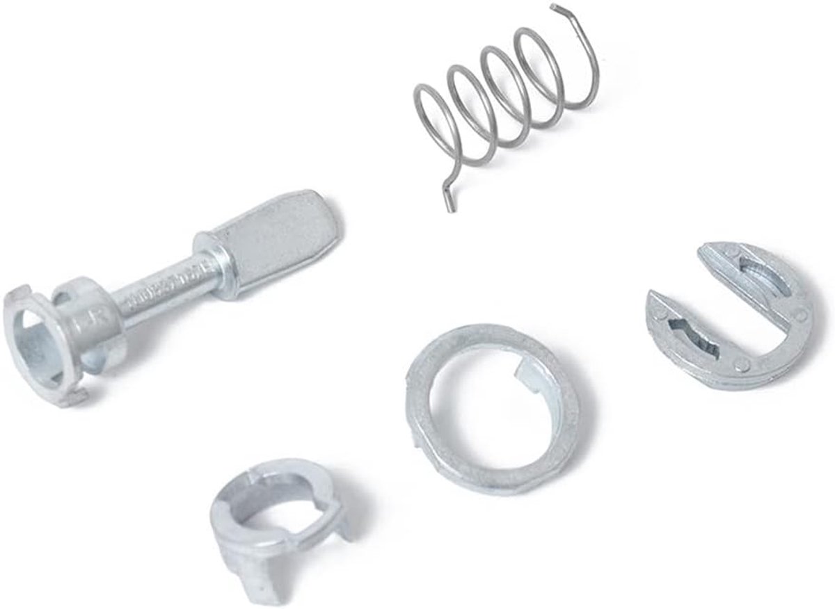SnelShoppen - Deurslot Cilinder Barrel Reparatie Kit voor Links of Rechts - Vervangset voor Passta 95-06 - 5 delige set met instructies - OEM #3B0 837