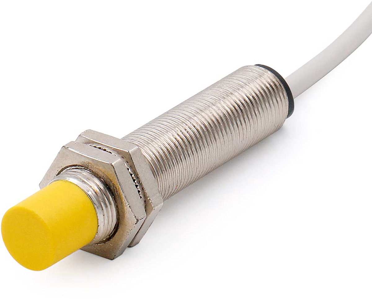 SnelShoppen - Inductieve nabijheidsschakelaar 4mm, cilindrisch type, DC10-30V, normaal gesloten, 2-draad, 200cm kabel, voor metalen objecten