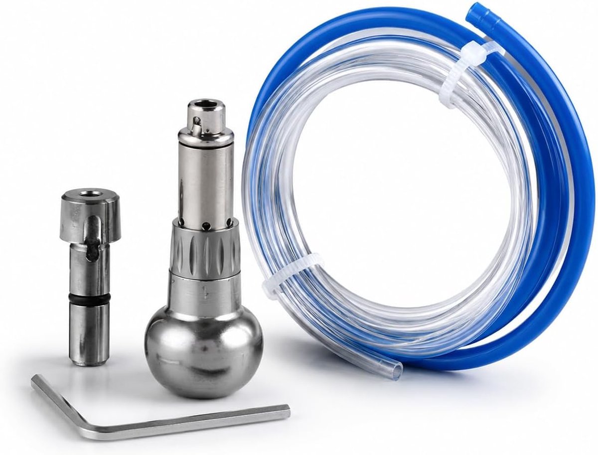 SnelShoppen - Handgraveermachine, Draagbare Juwelen Graveertool Accessoire, Voor Pneumatische Graveermachine, Compleet Kit Met Toebehoren, Duurzaam, G