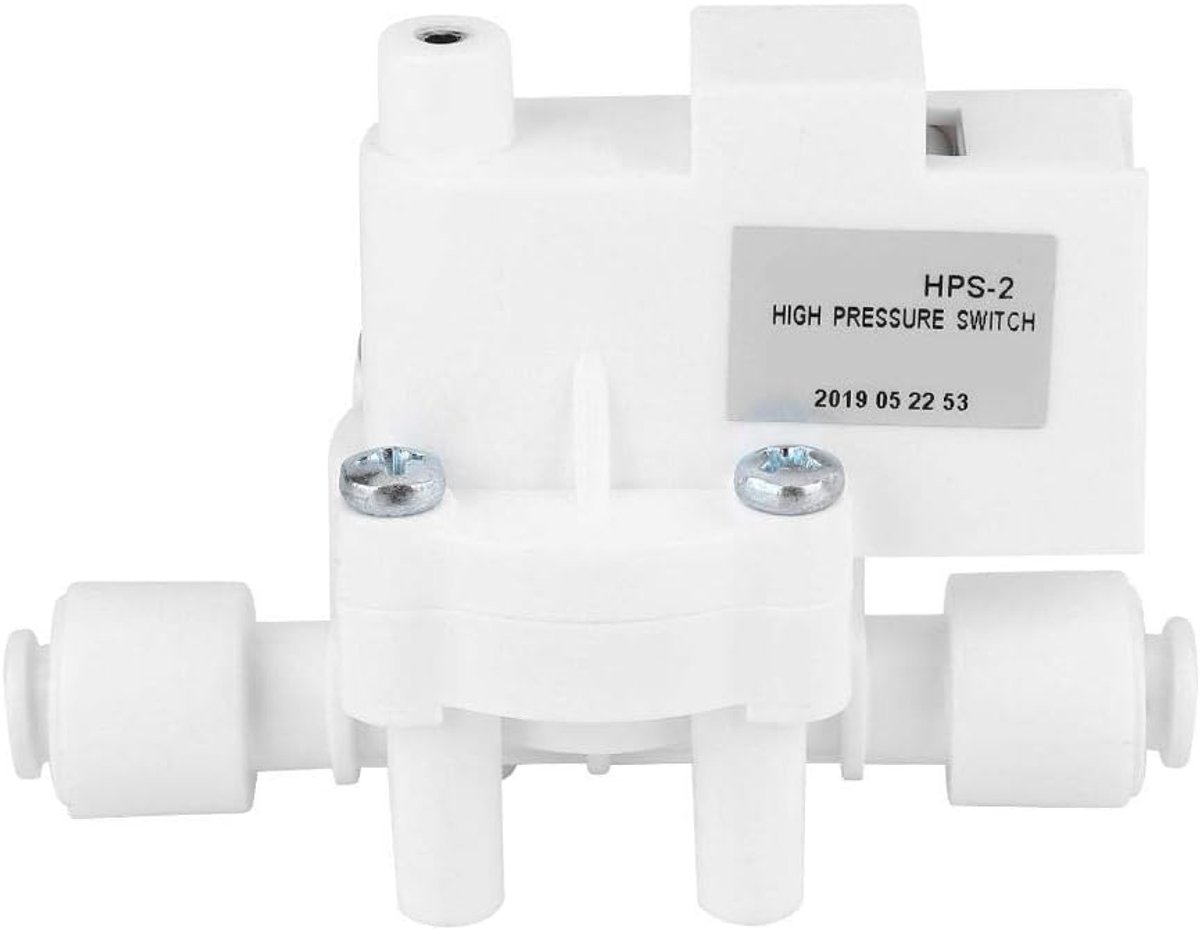 High pressure switch, 1/4 inch DC 24 V high pressure switch for pump RO Water Fitlers reverse osmoset tank 0.25 MPa - ShopVlot