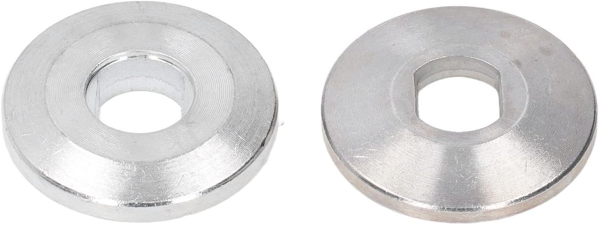SnelShoppen - 2 Stuks Snijmachine Drukplaat Cement Carbide Lagerblok Elektrische Zaag Drukplaat voor 10 Inch Aluminium Afkortzaag