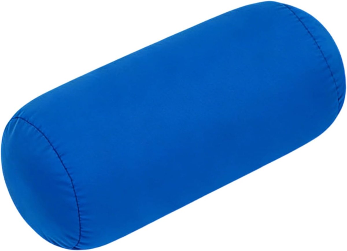SnelShoppen - Micro Mini Microbead Rugkussen Rol Kussen Reiskussen Thuis Slaapcomfort 32x16cm Zacht Polyester