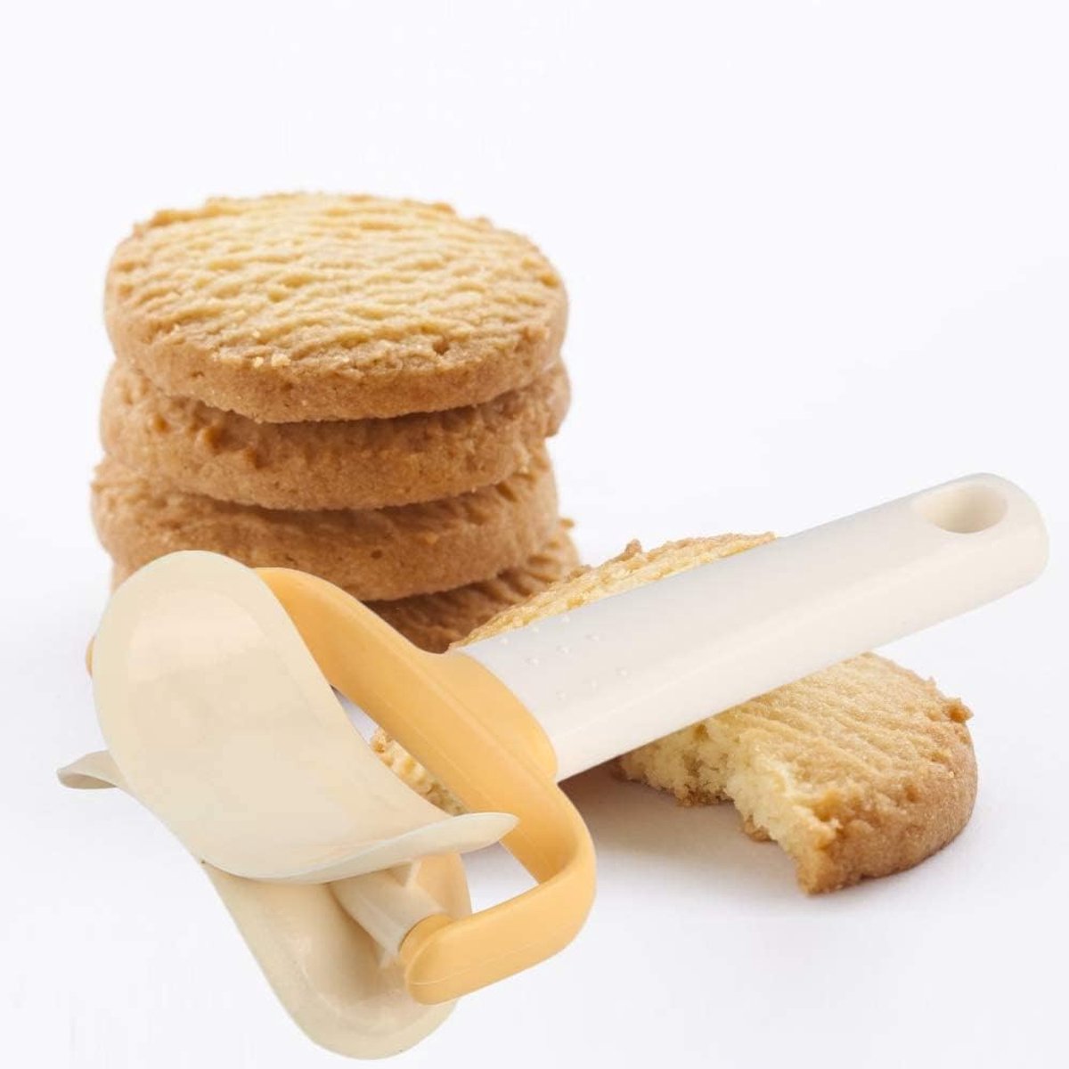SnelShoppen - Deegsnijders voor koekjes en deeg, ronde en vierkante koekjesvormen, 100% voedselveilige PP kunststof, ideaal voor bakken en feestjes