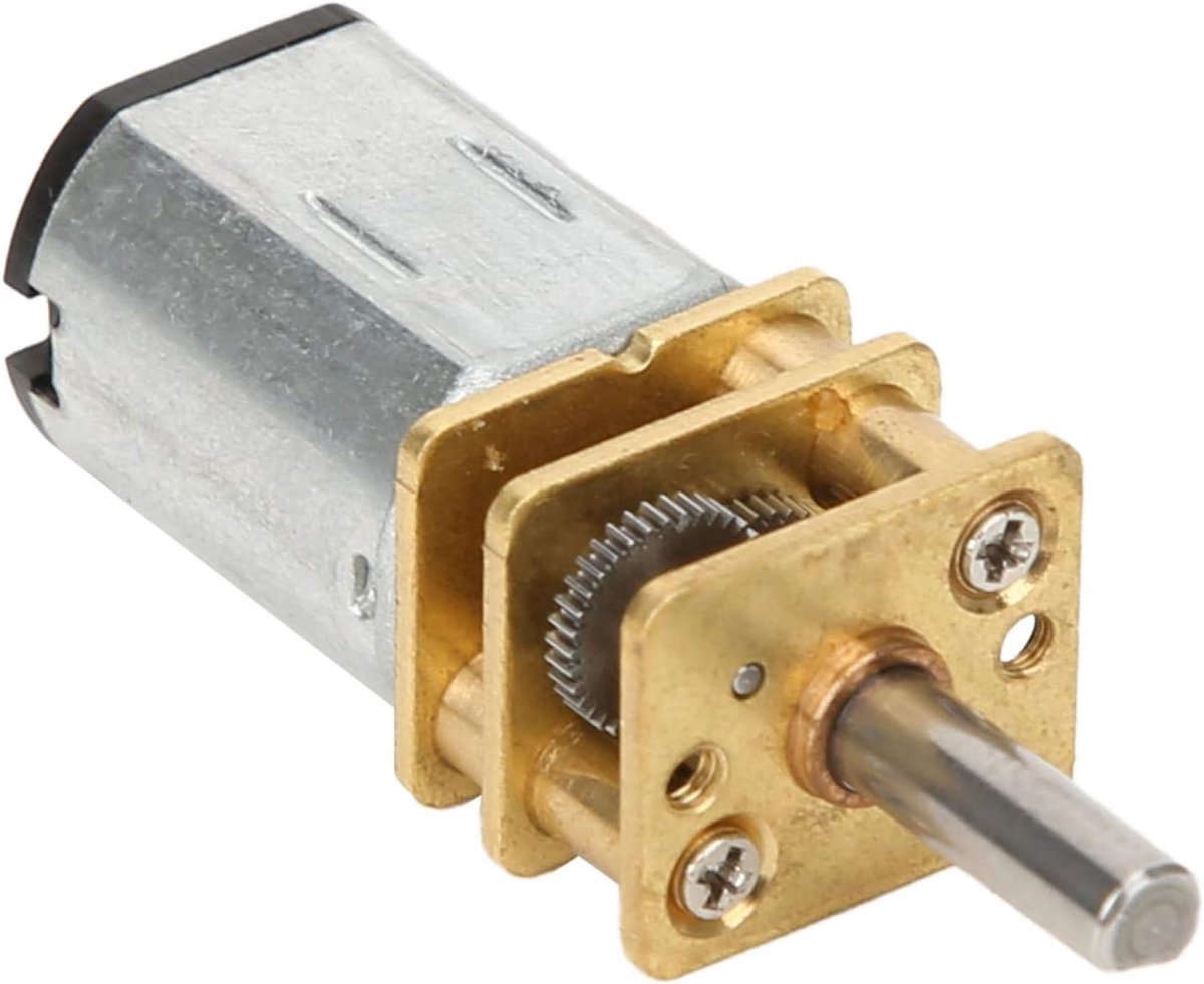 DC Motor - Metaal Tandwiel - Modelbouw Projecten - Variabele Snelheid - 12V - Zilver