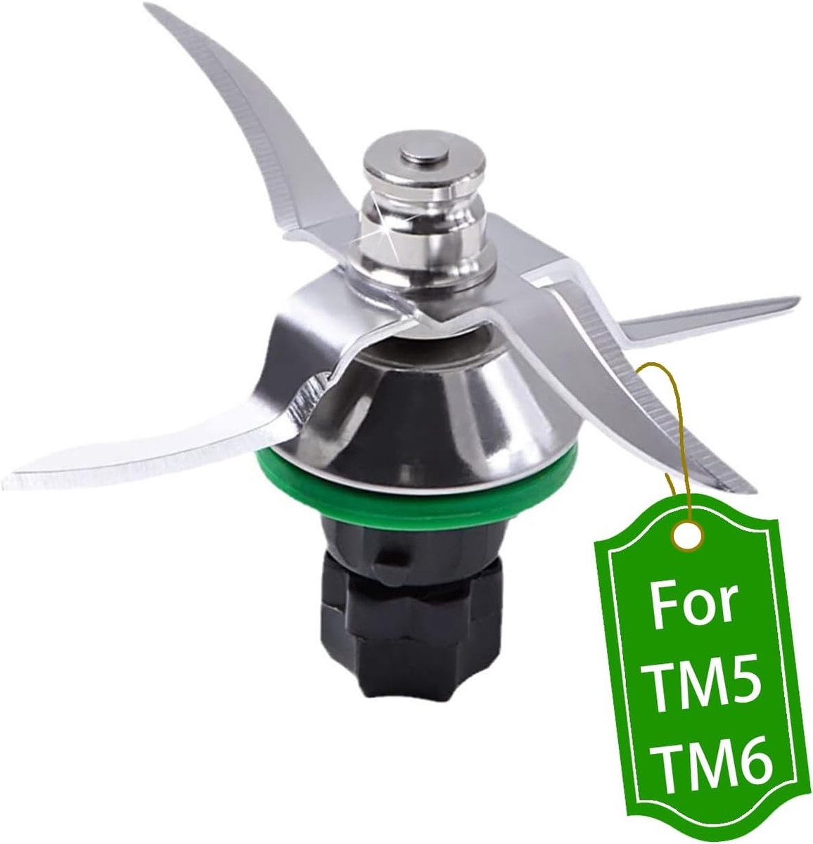 Knife compatible with Thermo-mix TM5 and Thermo-mix TM6, replacement knife, stainless steel mixer, pasta knife with - ShopVlot