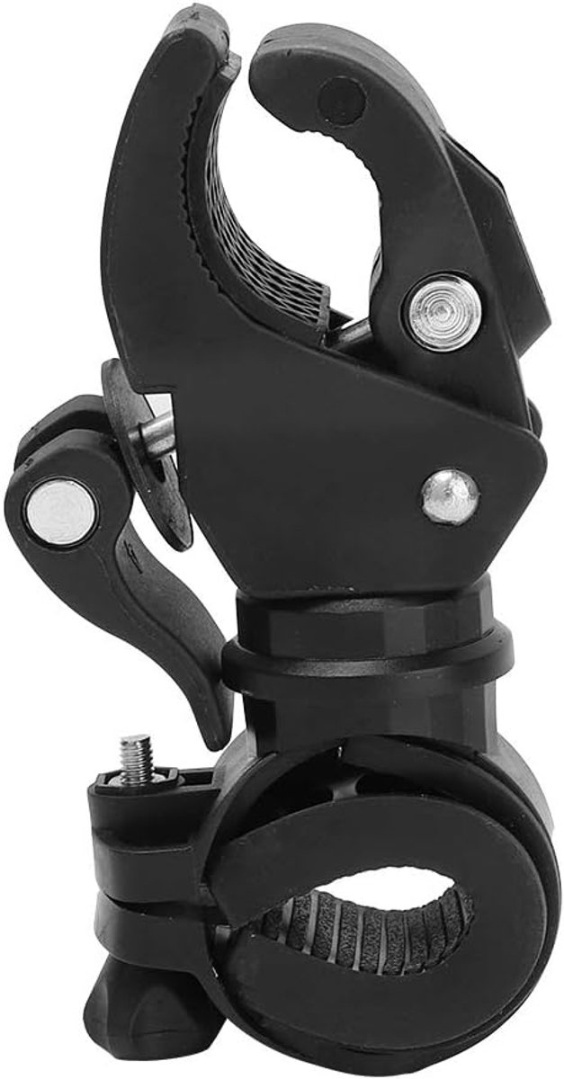 Fietslicht houder met 270° rotatie - universele clip voor lampen - veilig en verstelbaar - ideaal voor verlichting - ShopVlot