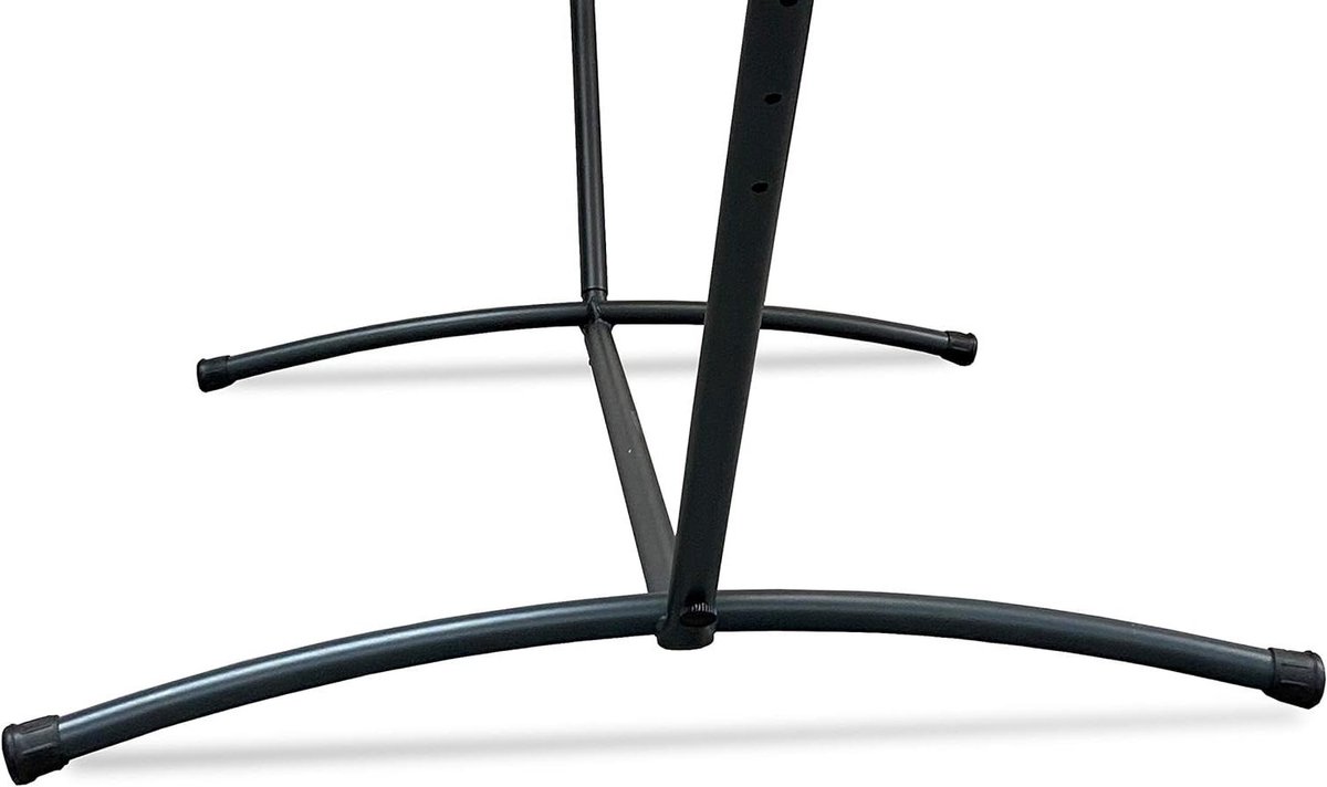 Hangmat met standaard - Lounge bed - Ontspannen buiten - Robuust stalen frame - 275 x 100 x 110 cm