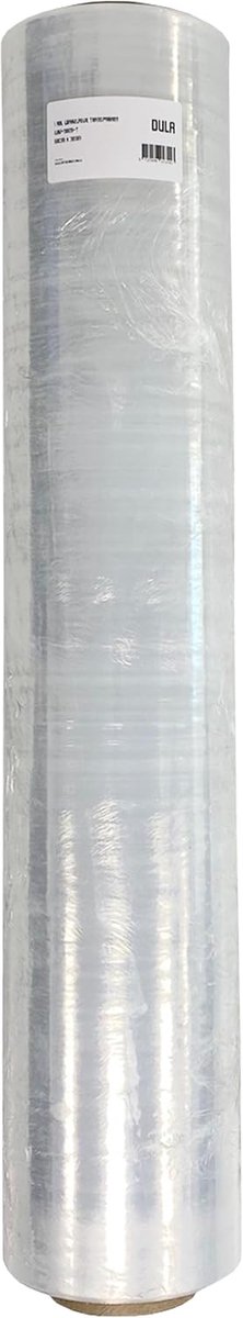 Wrap film 50 cm x 300 m - transparant - met dispenser en 2 plastic doppen - ideaal voor veilig verpakken - SnelShoppen