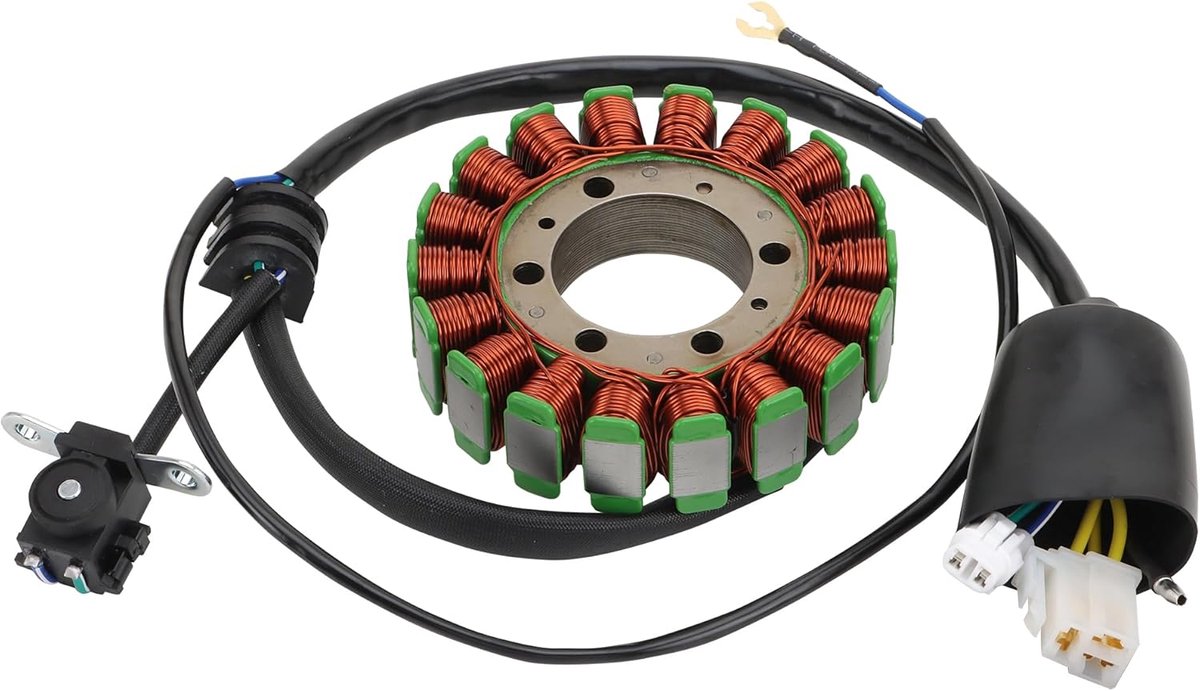SnelShoppen - 18 Coil 9 Draad Stator Magneto Vervanging voor 2006-2014 MT03 MT-03 2008-2013 2015 XT660 XT660Z Tenere 2004-2011 2014 XT660R XT660X OEM