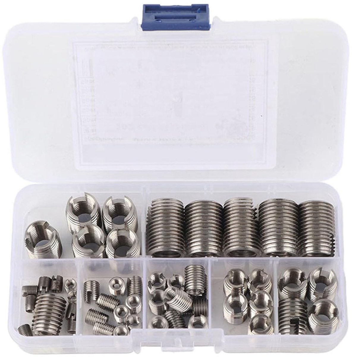 SnelShoppen - 50 Stuks Spiral Draad Inserts Zelftappende Schroef M3 RVS Hoogwaardige Metaal Draadversterkers voor Vibration-resistentie
