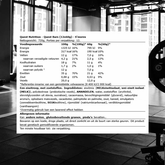Quest Nutrition Quest Bar - 12 repen - S'Mores. — afbeelding 3