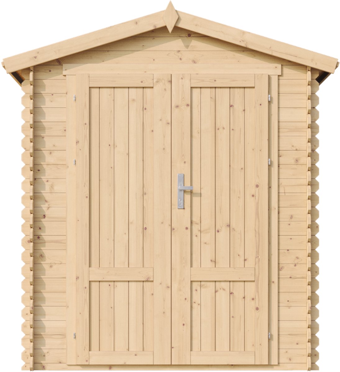 Timbela M367F1+M367G - Houten tuinhuis - 1,98 m² - 136x196xH224 cm - met vloer
