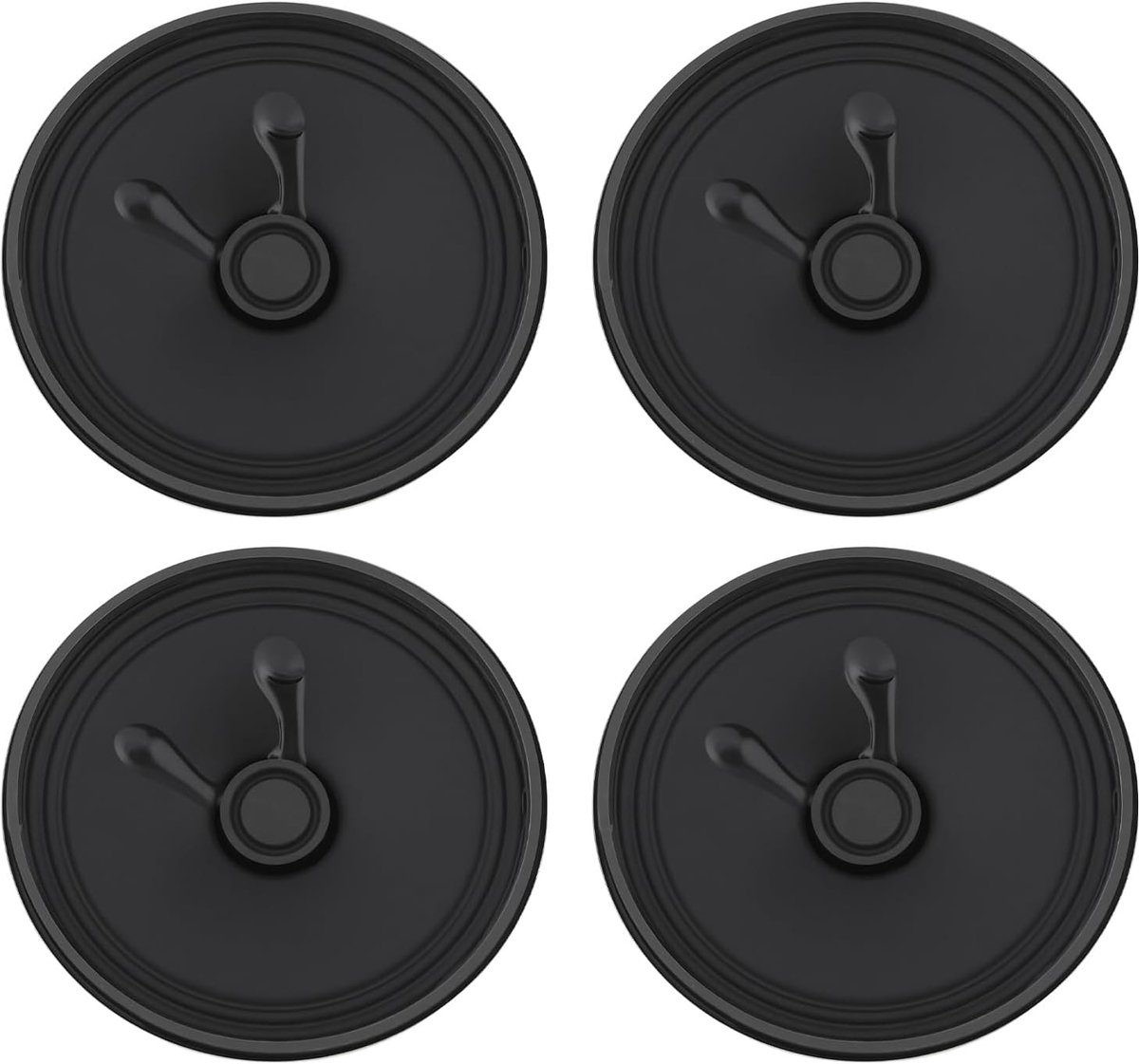 Mini Luidsprekers - Kleine Audio - Doe-het-zelf Projecten - Helder Geluid - 77mm Diameter - Zwart