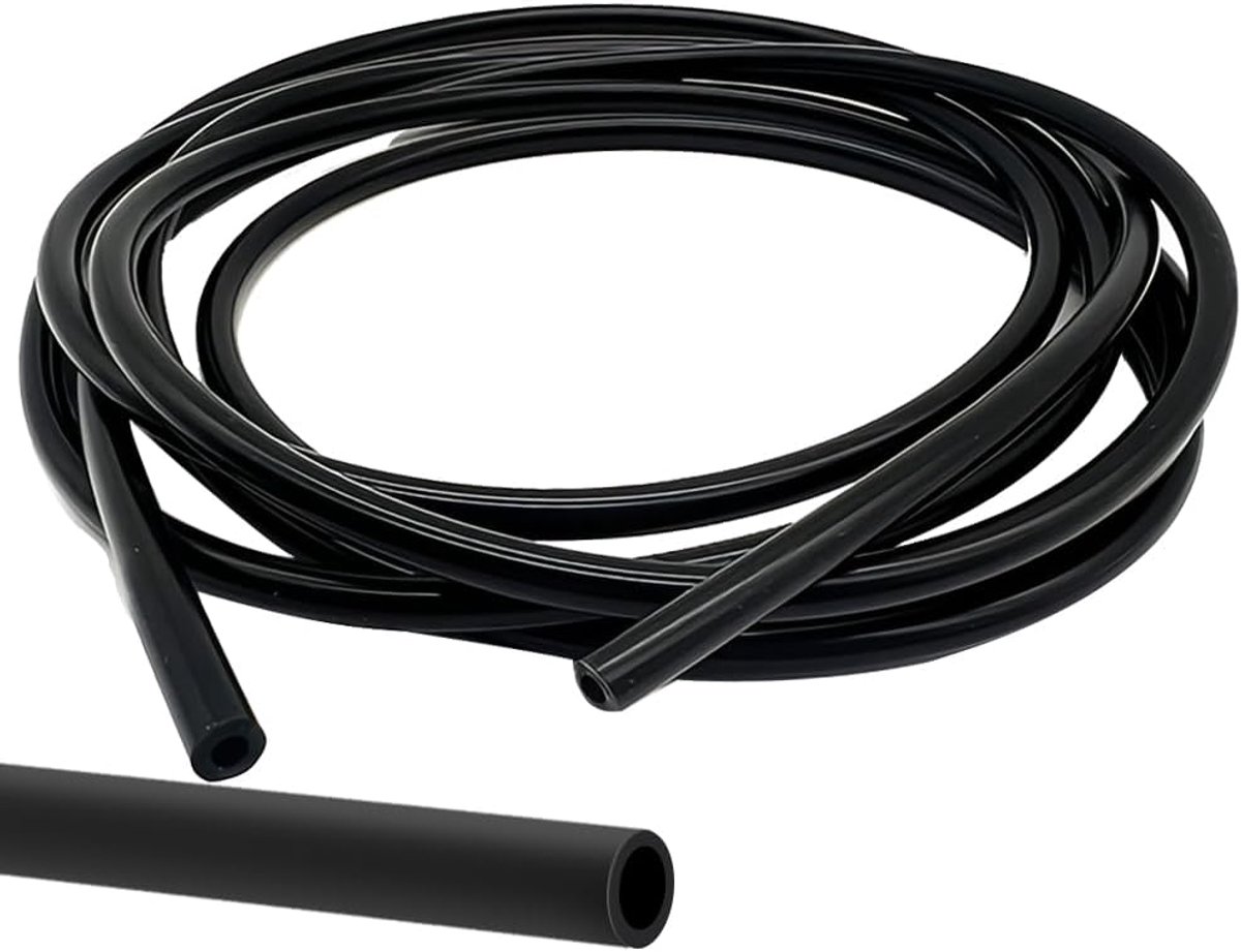 3m car negative pressure hose, inner diameter 3mm, outer diameter 7mm, vacuum silicone hose car, black vacuum hose - ShopVlot