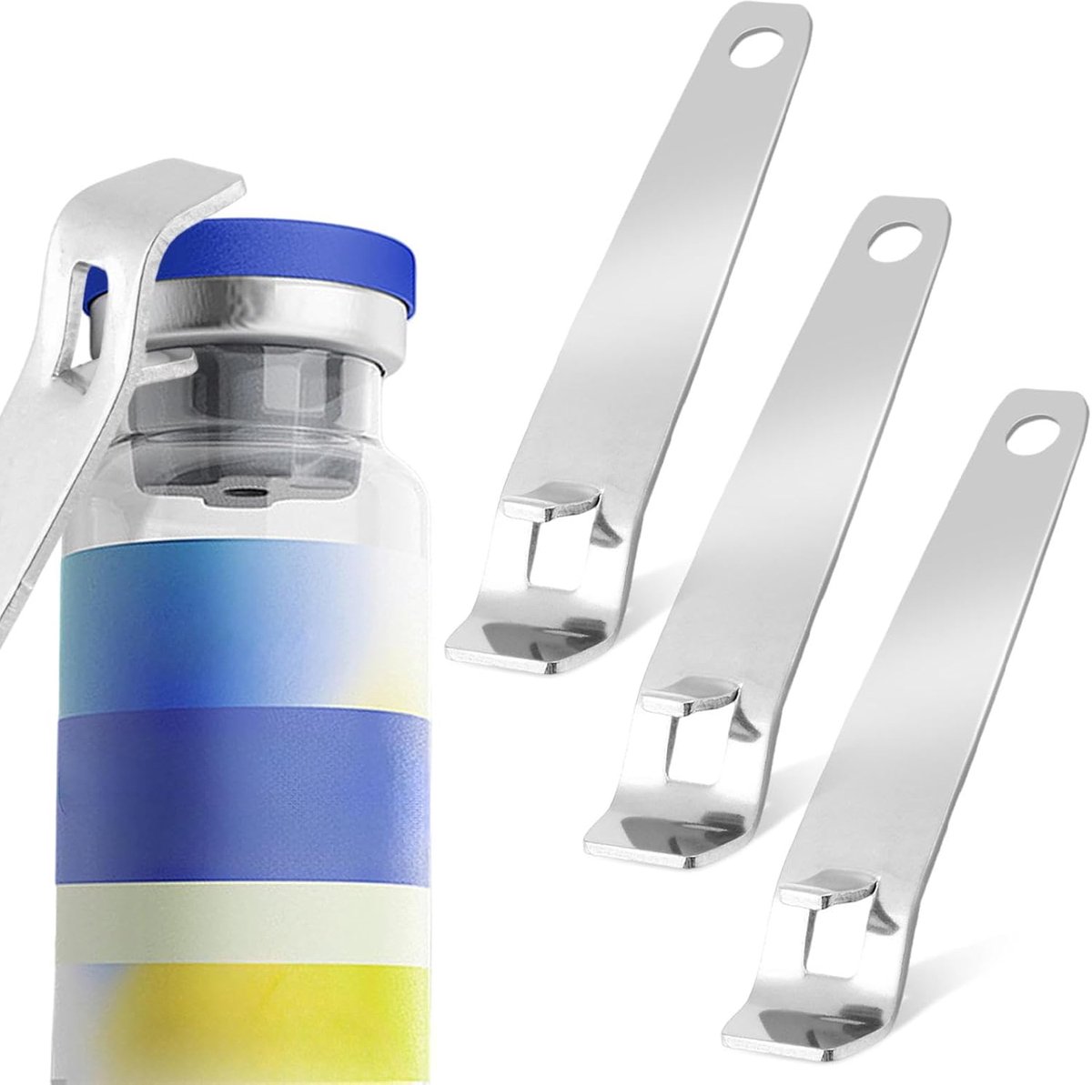 - Mini Flesopener - Multifunctionele Openingstool - Compact en Lichtgewicht - Handige Gadget - Voor Thuis en Zorgverleners