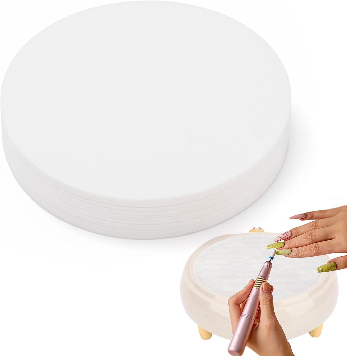 Nagelstofverzamelaar-filter 200 stuks - geschikt voor nagelstofzuiger - hoge filtratie - ideaal voor nagelstudio - ShopVlot
