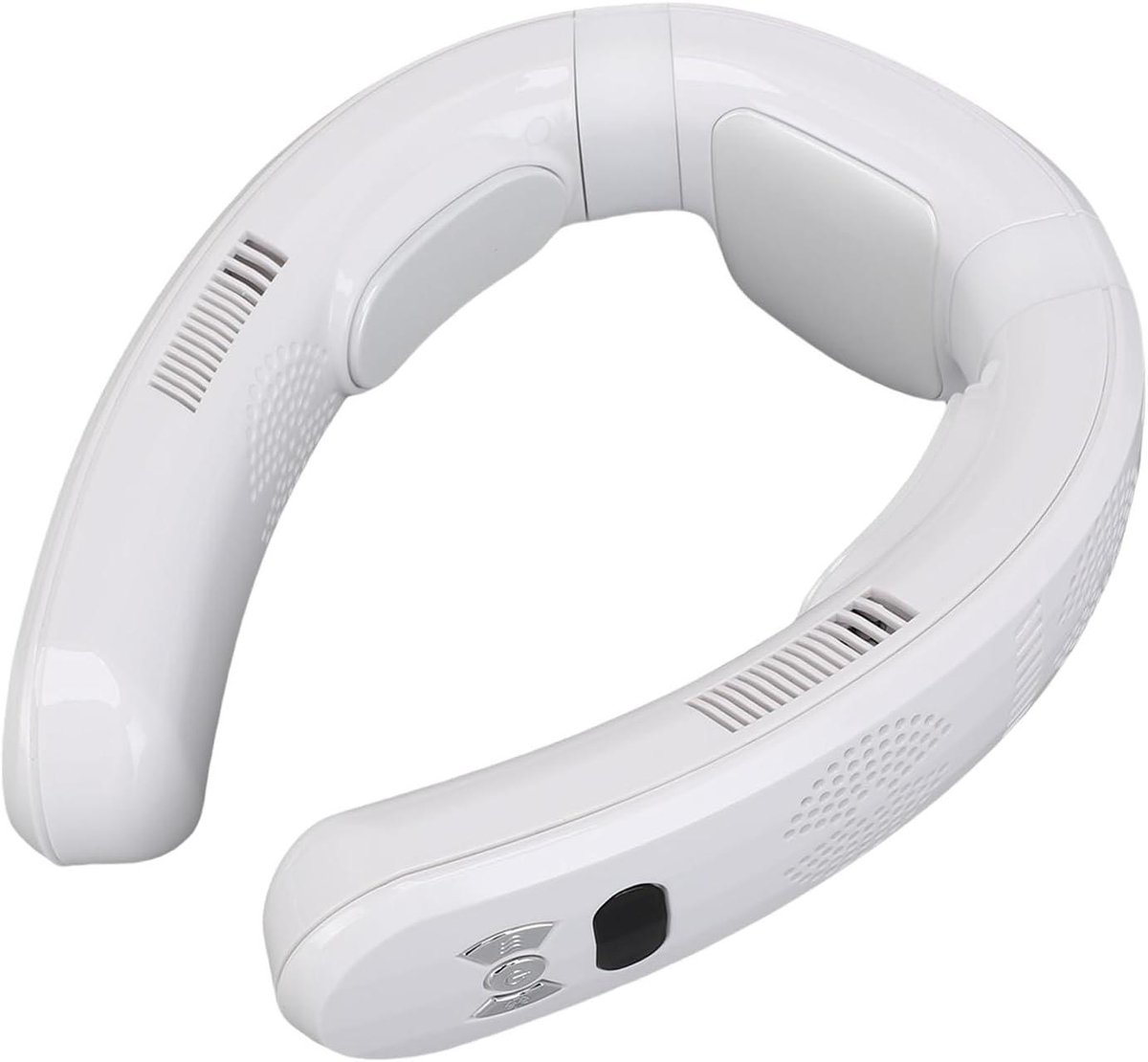 Draagbare Nekventilator - Nekkoeler Verwarming - Persoonlijke Klimaatbeheersing - Halfgeleider Technologie - 10000 mAh - Wit
