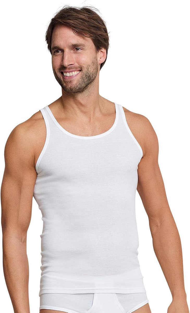 2 Pack Unterhemd Ohne Arm - Original Feinripp heren Ondershirt (2-Pack)