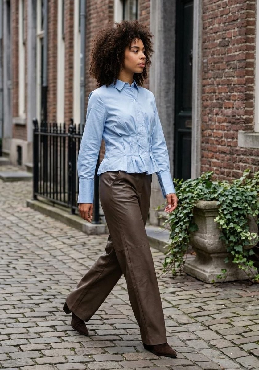 LINA LOCCHI At 156 Enkellaarsjes - Enkelboots met rits - Dames - Bruin - Maat 37