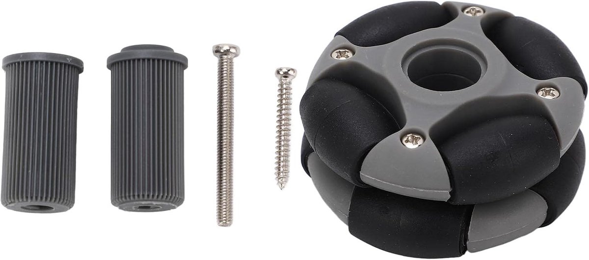 SnelShoppen - Vervangende Omniwiel 48mm Omnidirectioneel Wiel Dubbele Rij Multi-directioneel Wiel 14036 Vervangaccessoires Voor Robotindustrie