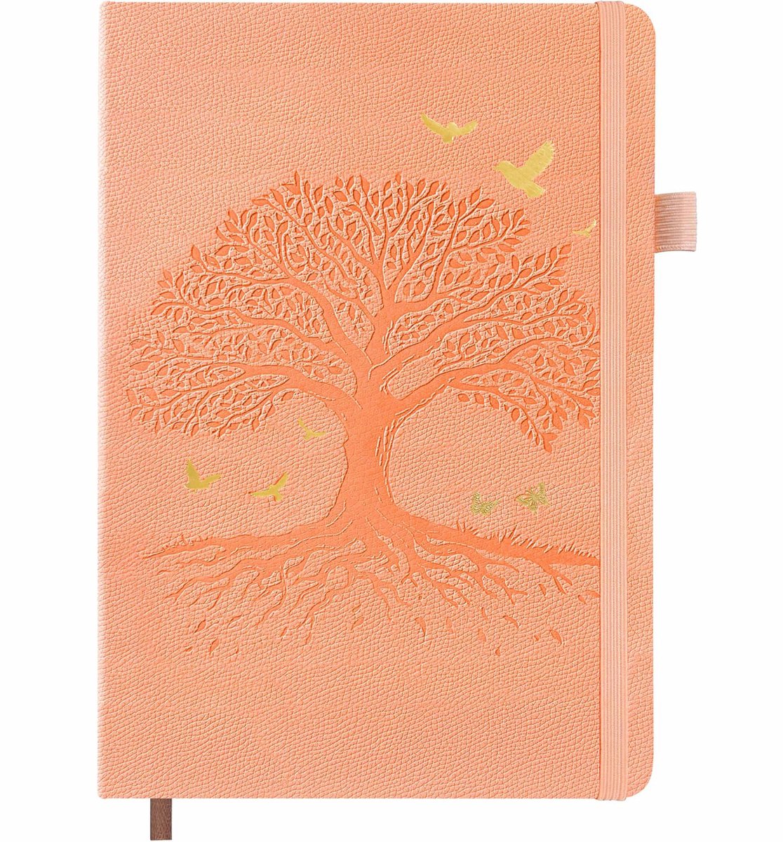 Planner- Agenda 2026 2027- Achoolagenda- Agenda a5 - PU Leren Hardcover Dagboek - 200 Pagina's Lijnpapier - Penlus - Insteekvak Achterzijde - 21.3 x 14.5 cm - Geschikt voor School - Werk - Reizen - Cadeau