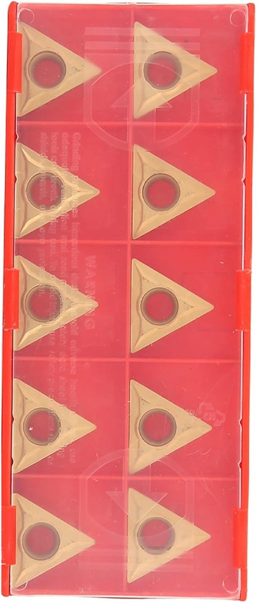 SnelShoppen - Tcmt 110204 Inserts 10 Stuks - Triangulaire Snijkanten van Tungsten Carbide - Harde Staal en RVS Bewerking - Precisie CNC Draaigereedsch