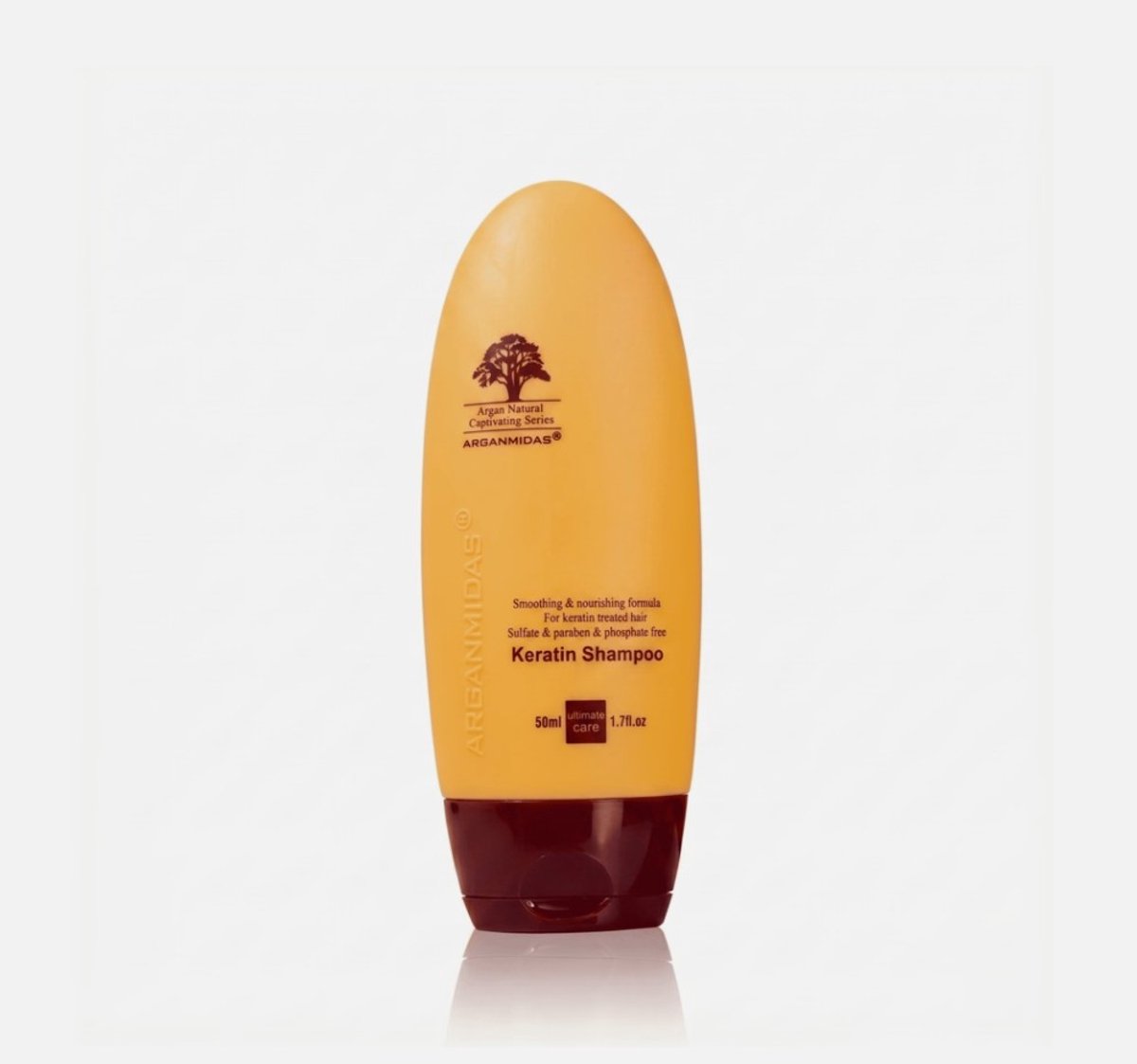 Arganmidas Keratin Treatment Shampoo / Shampoo speciaal voor keratine-behandeld haar 50 ml