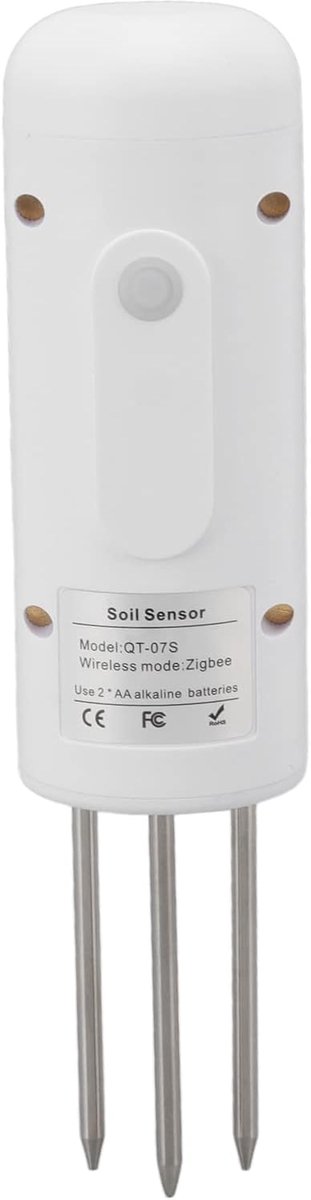 SnelShoppen - Draadloze Bodemsensor Temperatuur en Vochtigheid Meter met Instructie Compatibel met Zigbee Tuinieren Plantenmonitor