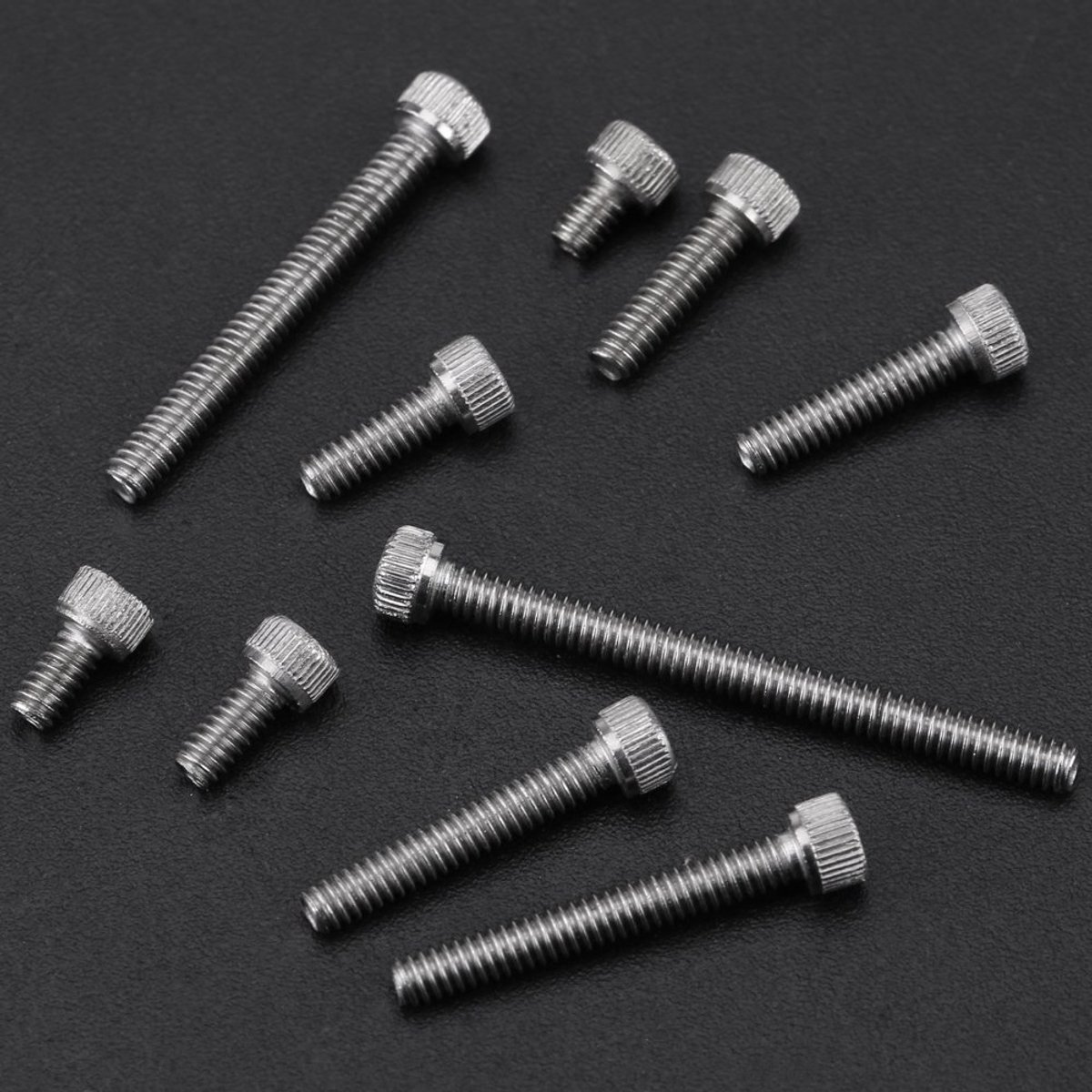 SnelShoppen - Schrauben Sortiment 150 Stuks, 9 Maten Zeskant Sleufkop Schroeven Assortiment Set met Plastic Doos #2-56 UNC voor Meubels en Apparatuur