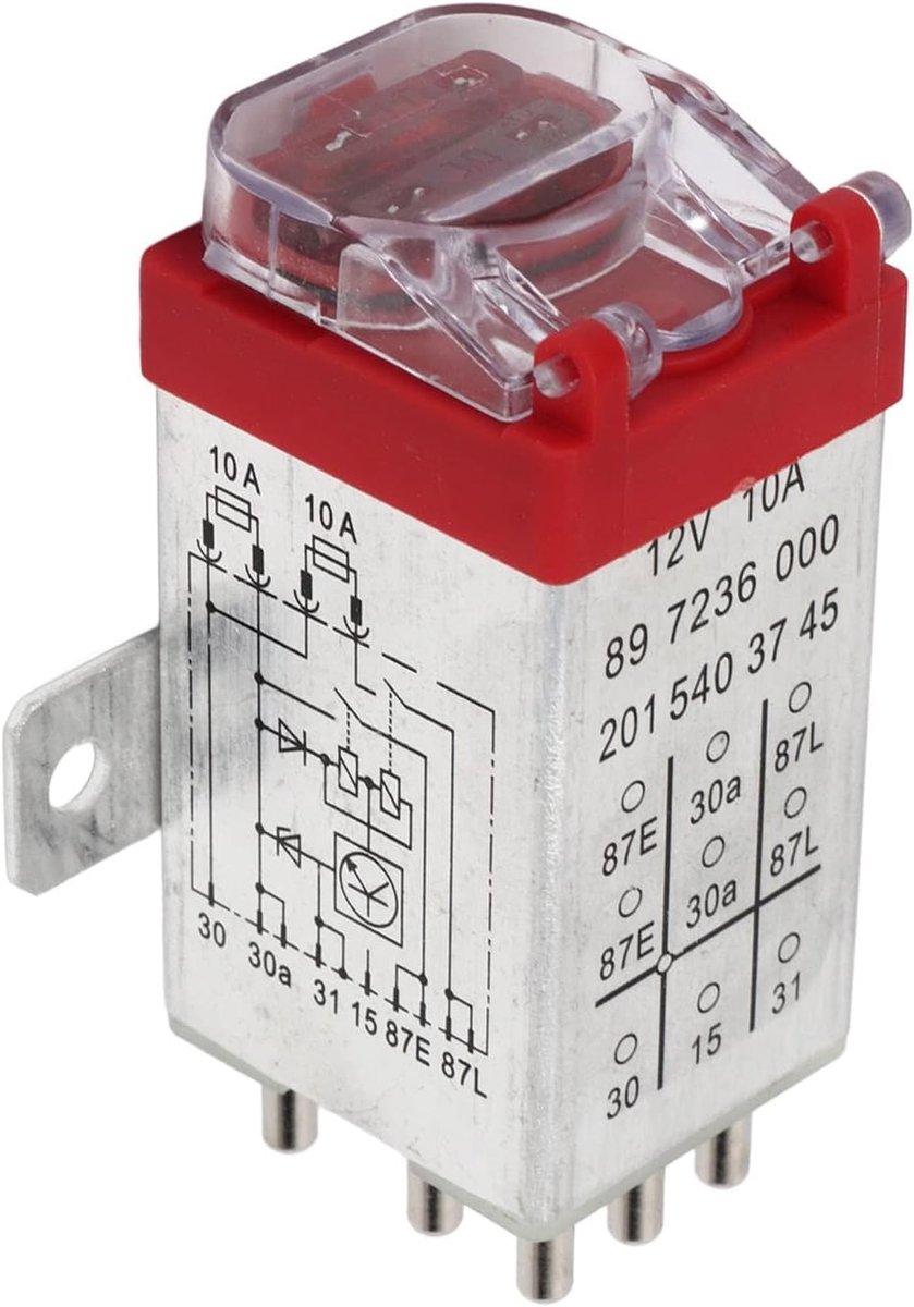 SnelShoppen - Anti-Overload Beschermingsrelais voor R107 560SL R129 500SL W124 260E 300E 300D W126 300SE 420SEL 560SEL W201 190E 190D - Directe Vervan