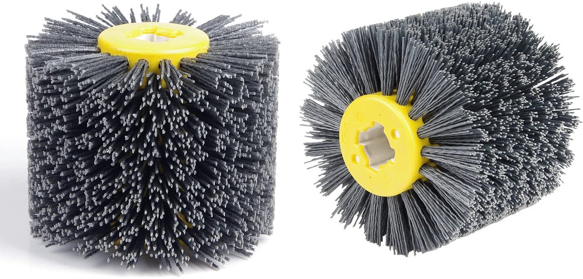 Nylon borstel #80 - zwart polijstborstel - 19 mm diameter - voor houtbewerking - ShopVlot