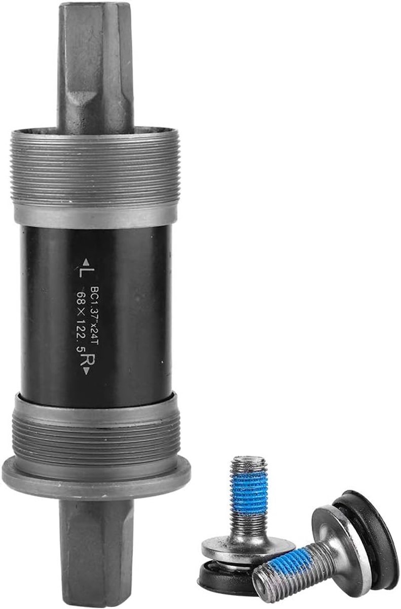 SnelShoppen - 68x123mm Fietsonderdeel Vierkante Gat Fietsondersteuning Cartridge Conisch, Afgedichte Lager Middenas Mountainbike