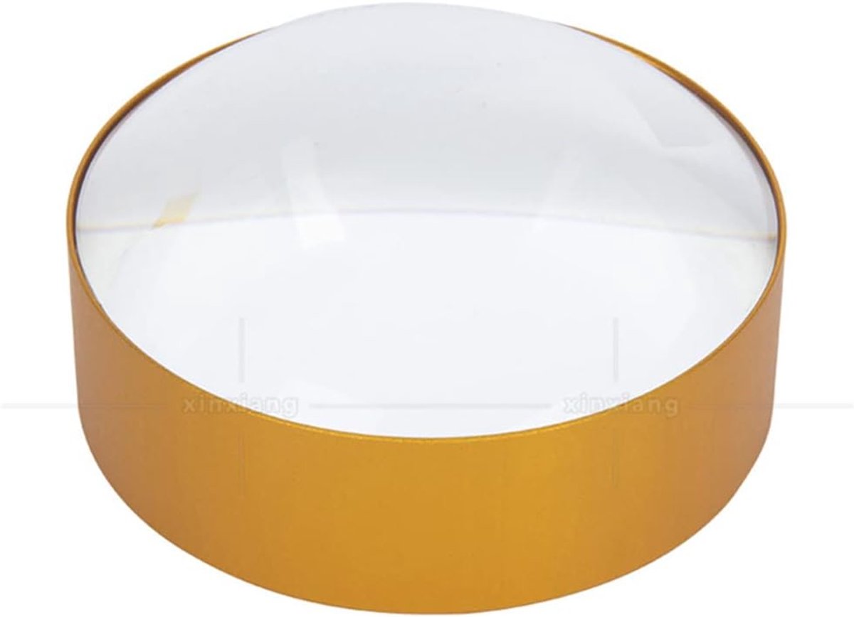 SnelShoppen - 6x Vergrootglas met Halfronde Dome Lens - 60mm Vergroting - Ergonomisch Ontwerp - Handfree Leeshulp voor Munten, Postzegels, Miniaturen