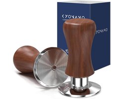 Tamper 53.3 mm voor Espresso, Professionele Koffietamper van RVS, Calibrated tot 13.6 kg Druk, Ideaal voor Barista's en Koffieliefhebbers