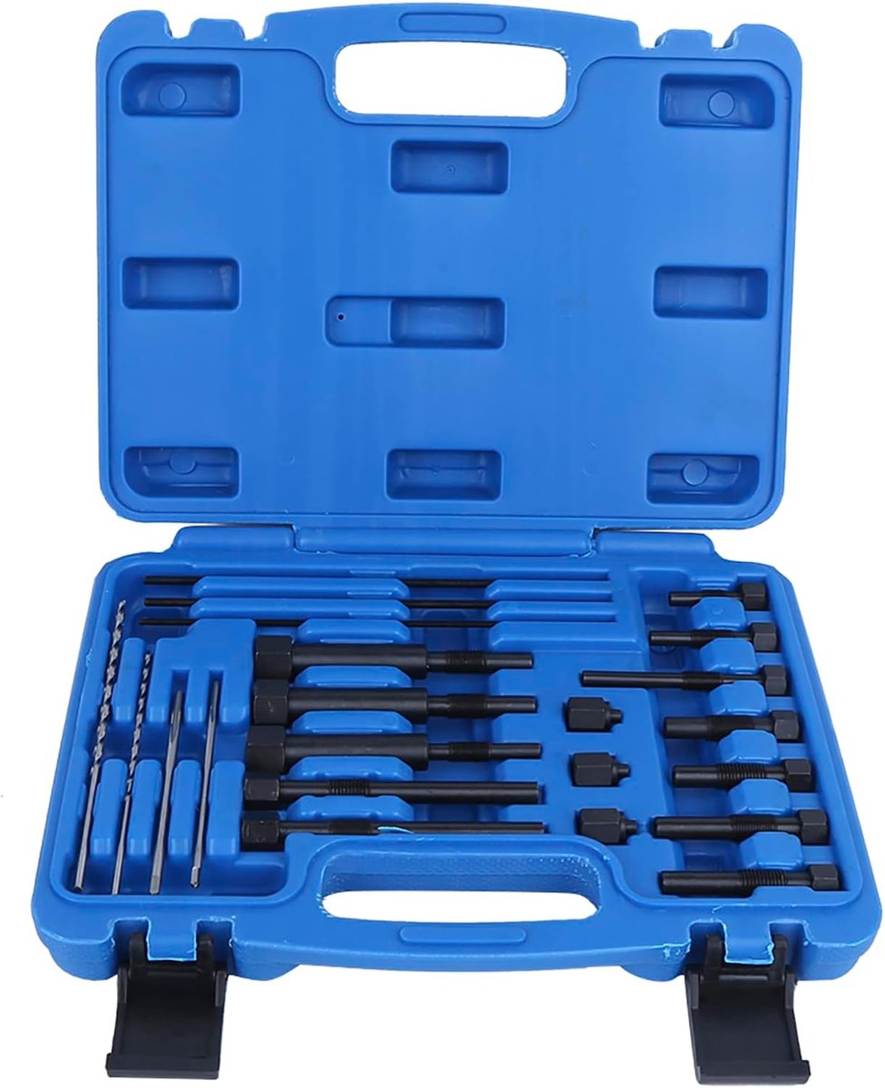 SnelShoppen - VOBor Gloeiplug Verwijder Toolset - Stalen Reparatieset voor Verwarmingselementen - Inclusief M8 M10 Taps en Drills - Ideaal voor Autobe